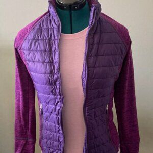Eddie Bauer Women's Jacket XSmall Purple with hoodie EUC